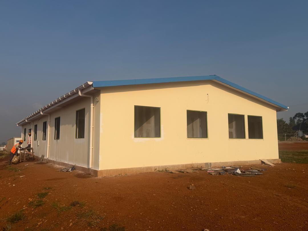 Infirmary: completed building