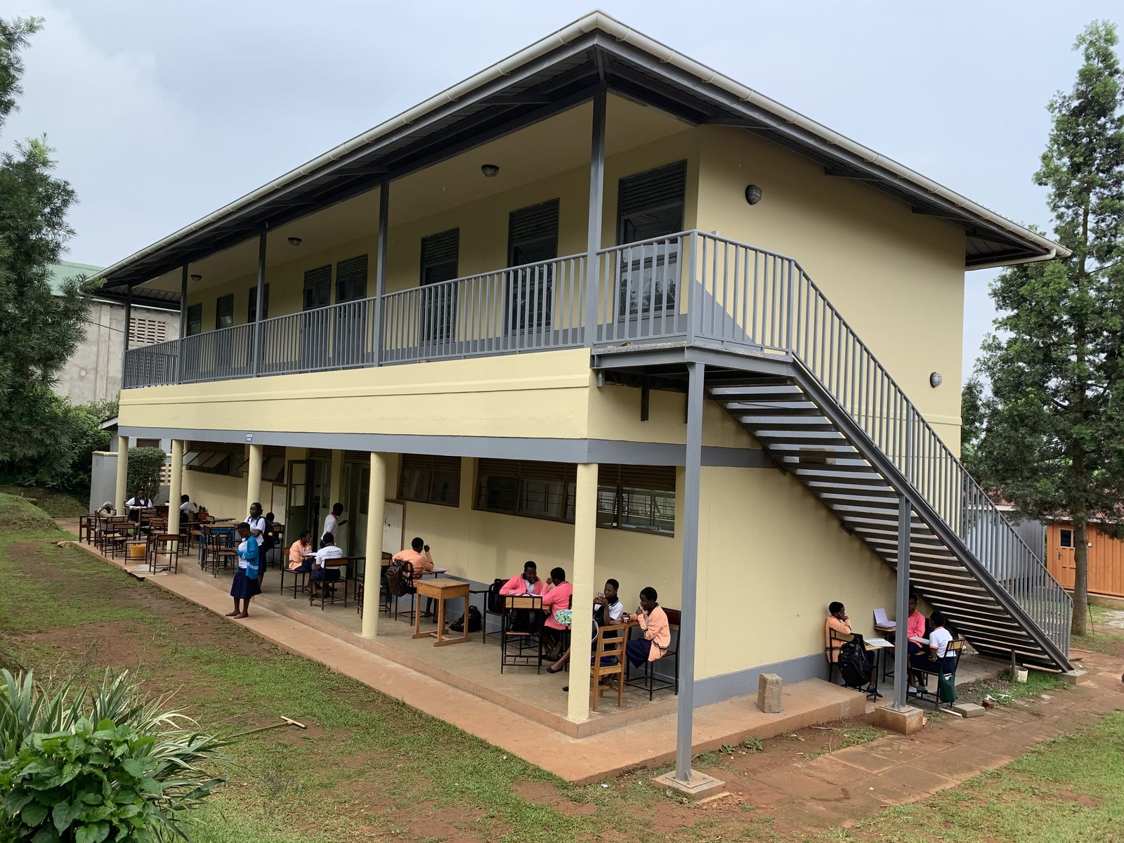 Completed two-storey block